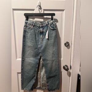 Garage Denim Midi Skirt NWT Size XS